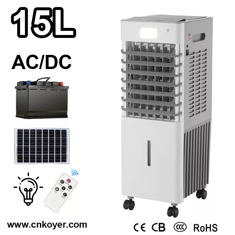 Малък акумулаторен вентилатор за въздушно охлаждане